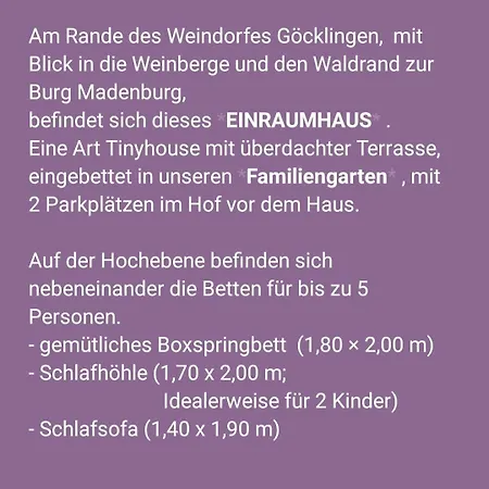 Weinstrasse - Pfaelzer Wald * Gocklingen
